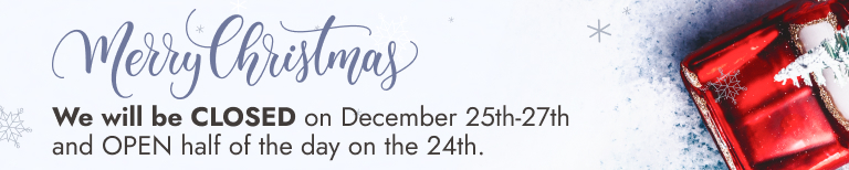 We will be CLOSED on December 25th-27th and OPEN half of the day on the 24th | Absolute Motor Works Inc.